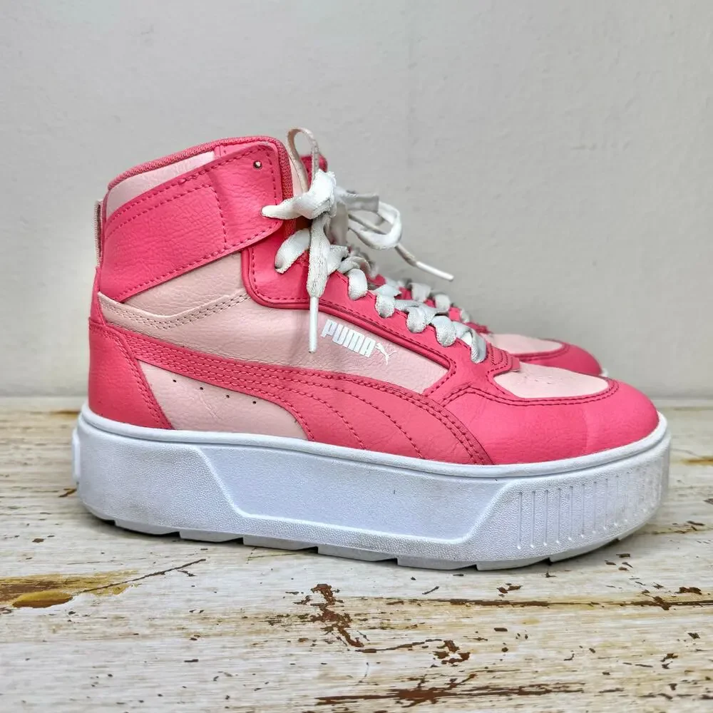 PUMA Karmen Rebelle Mid Lace Up Sneaker Youth 4